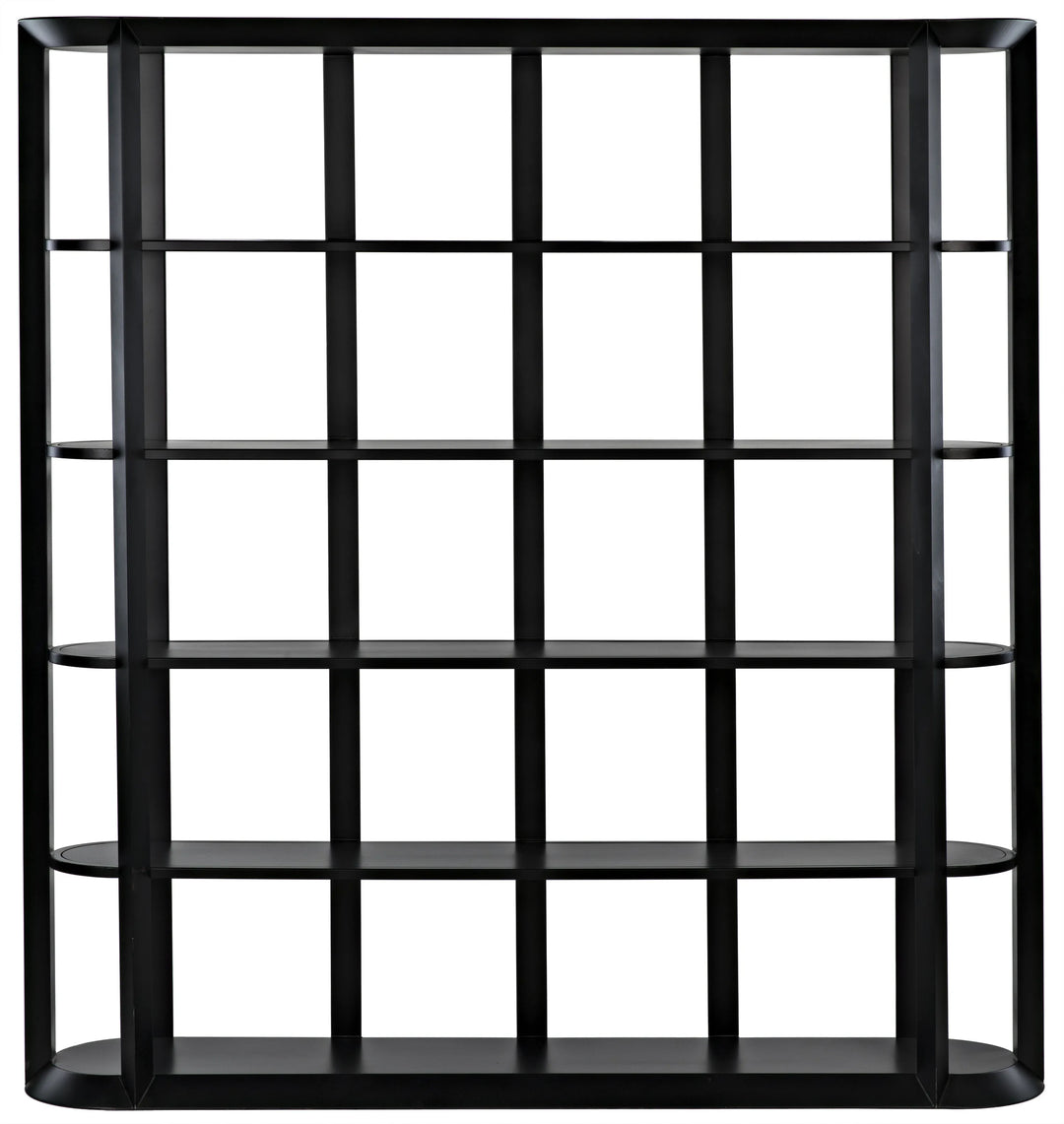 American Home Furniture | Noir - Foster Bookcase, Black Steel