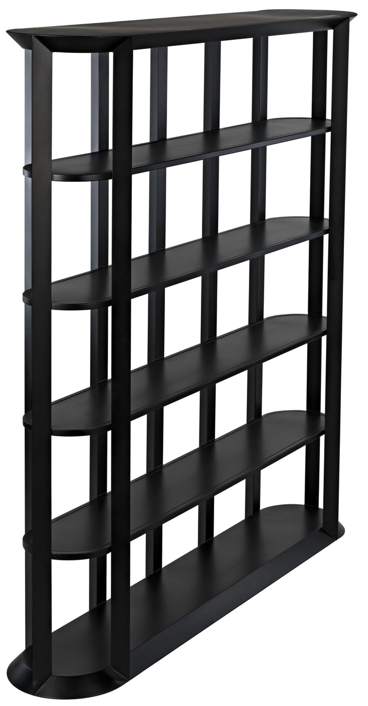 American Home Furniture | Noir - Foster Bookcase, Black Steel