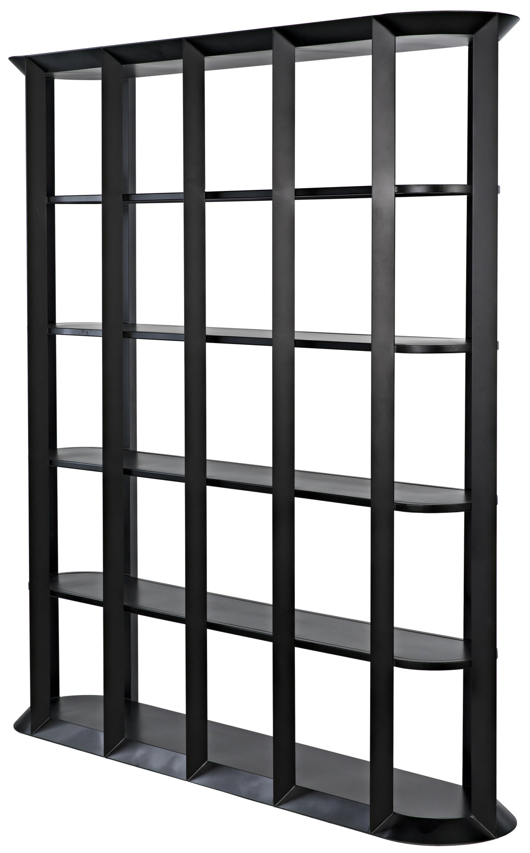 American Home Furniture | Noir - Foster Bookcase, Black Steel