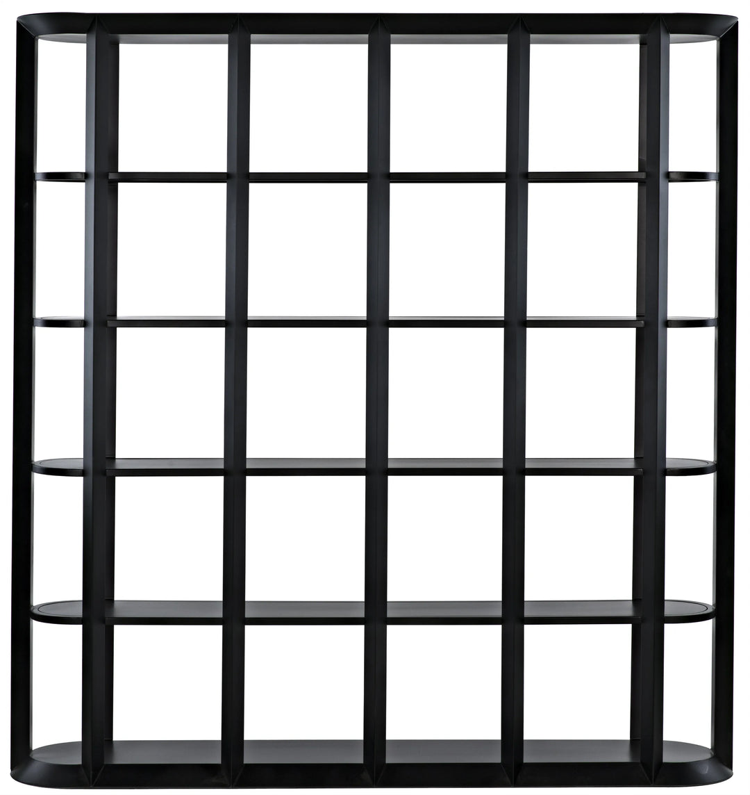 American Home Furniture | Noir - Foster Bookcase, Black Steel