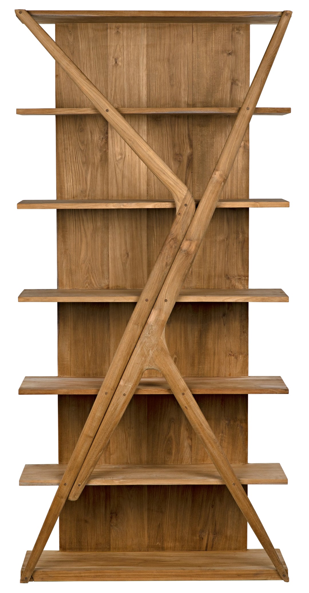 American Home Furniture | Noir - Vetra Bookcase, Teak