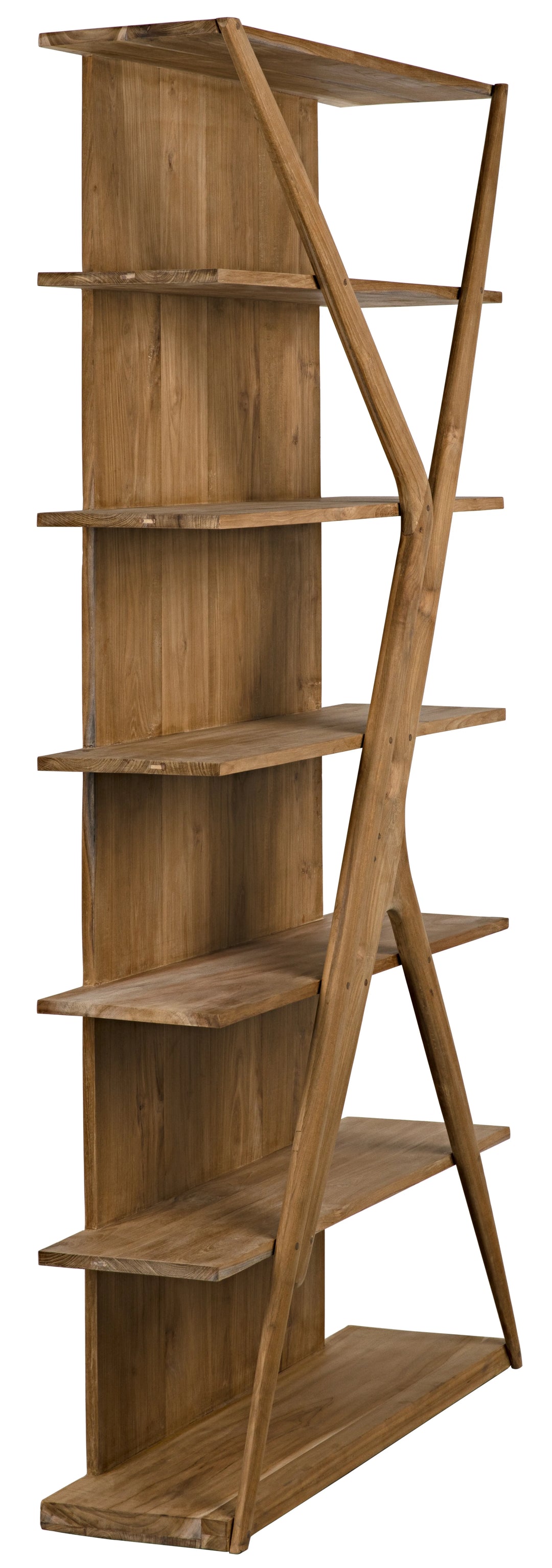 American Home Furniture | Noir - Vetra Bookcase, Teak