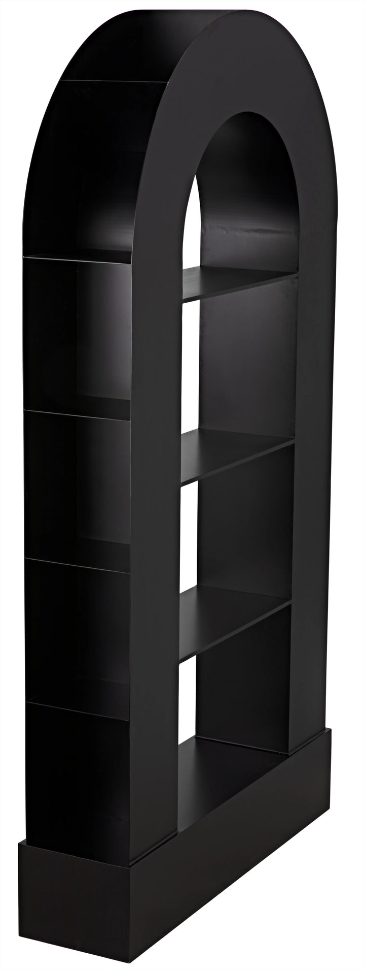 American Home Furniture | Noir - Triumph Bookcase, Black Steel