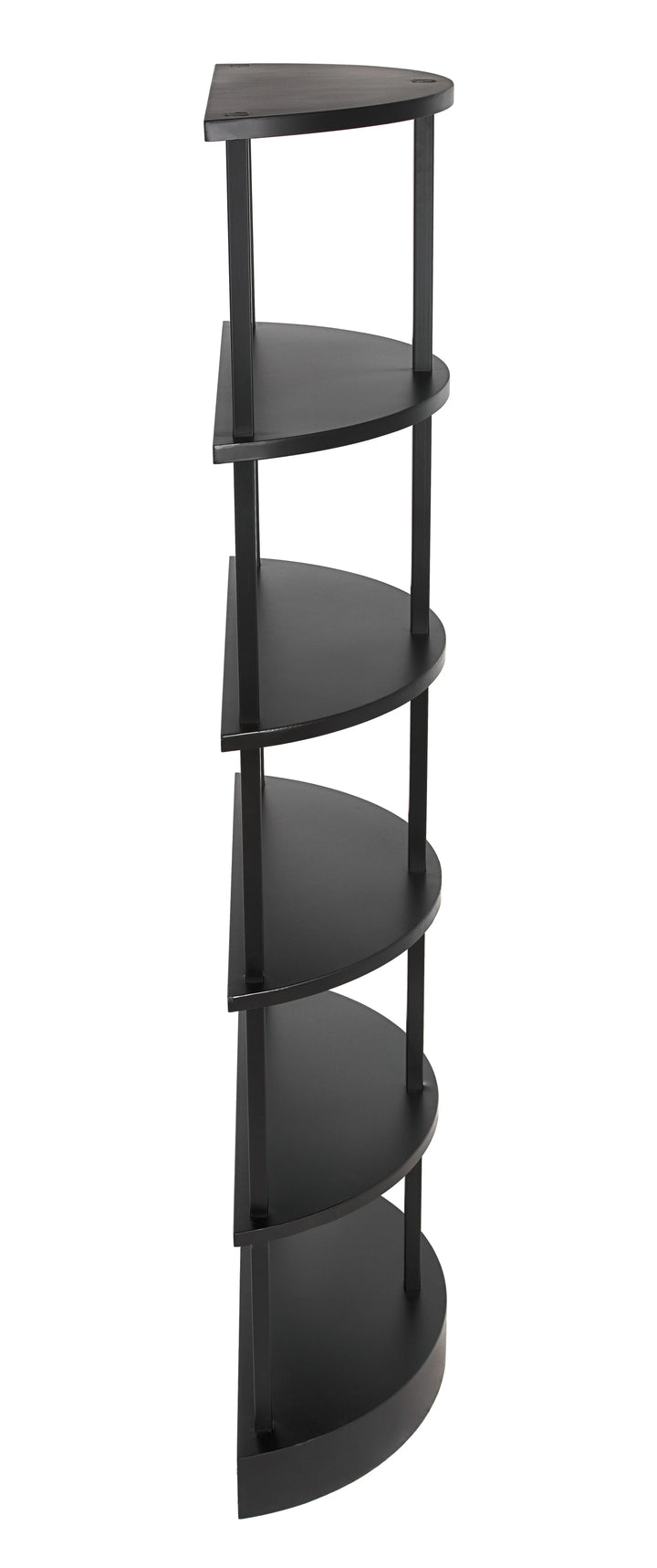 American Home Furniture | Noir - Spago Bookcase, Black Metal