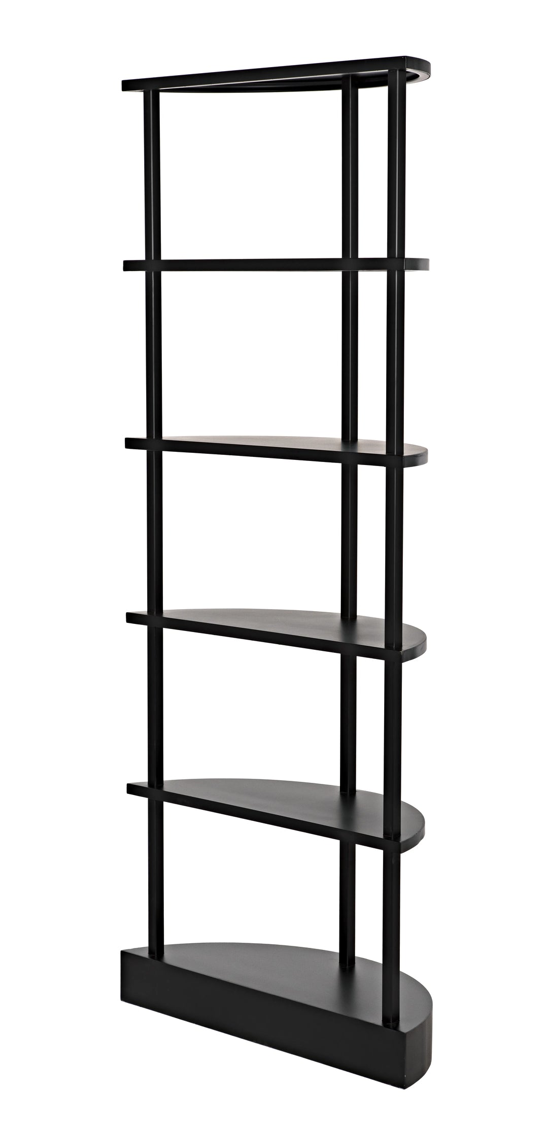 American Home Furniture | Noir - Spago Bookcase, Black Metal