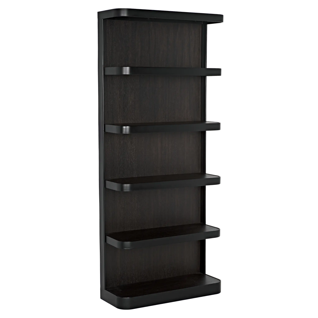 American Home Furniture | Noir - Dido Bookcase, Black Metal