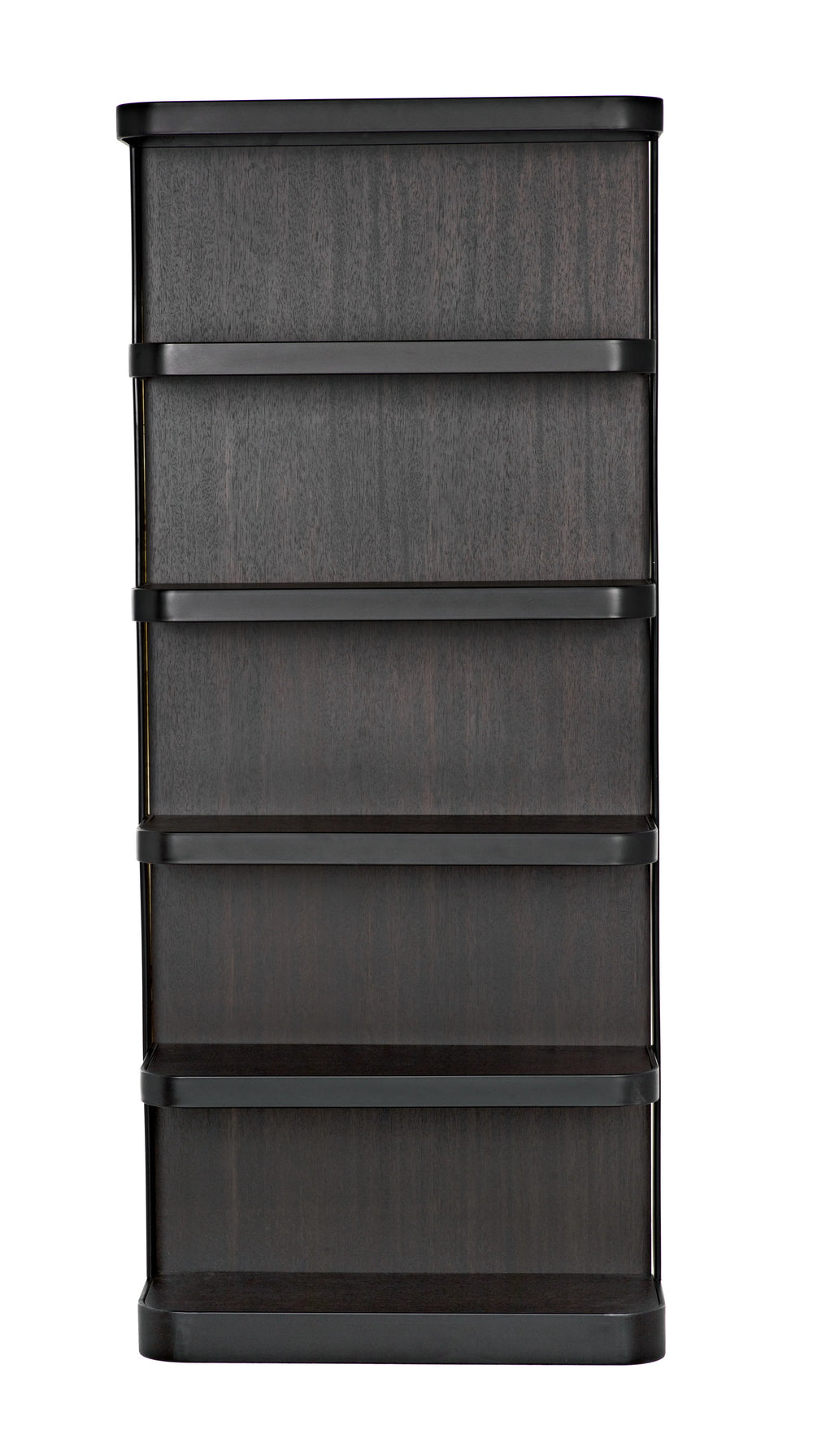 American Home Furniture | Noir - Dido Bookcase, Black Metal