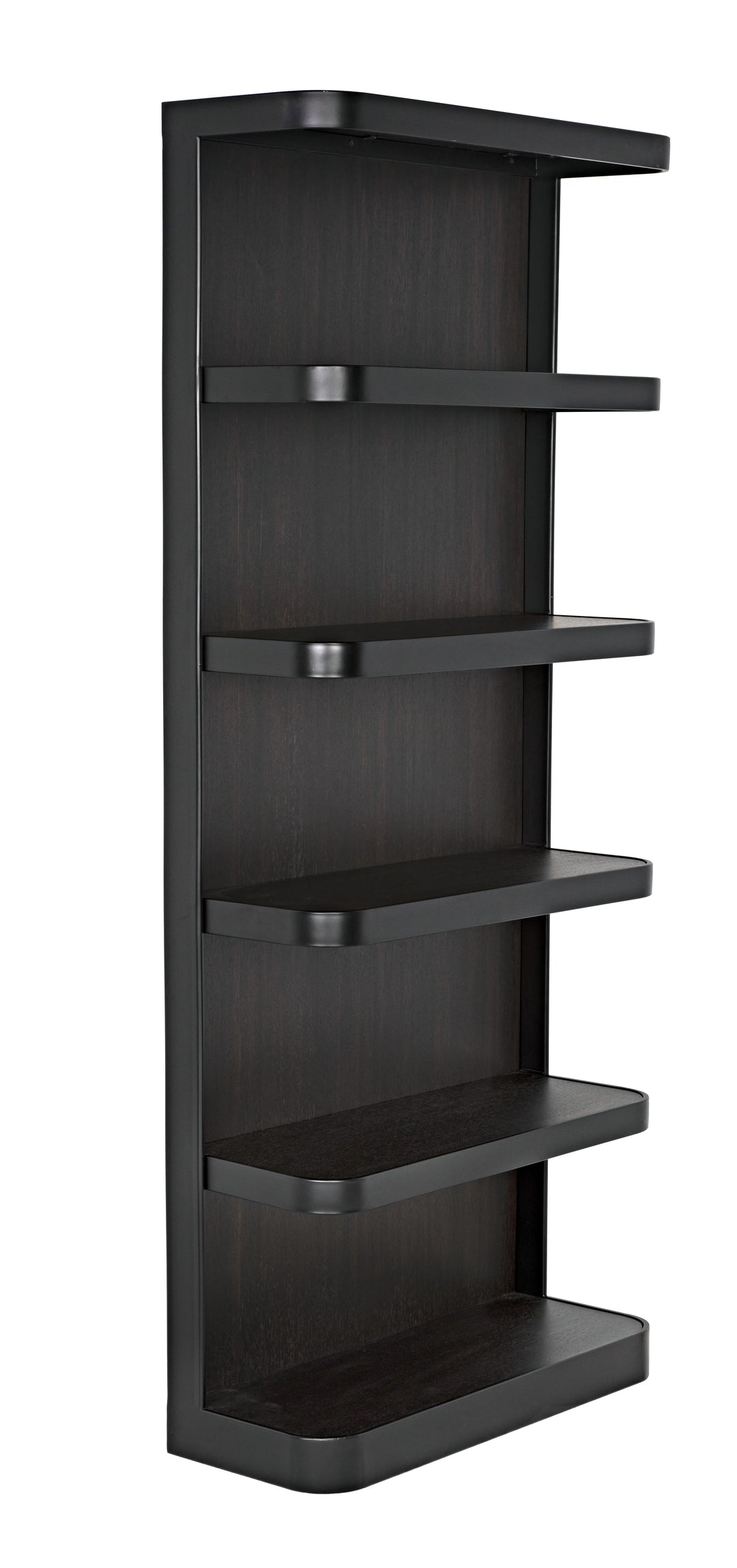 American Home Furniture | Noir - Dido Bookcase, Black Metal