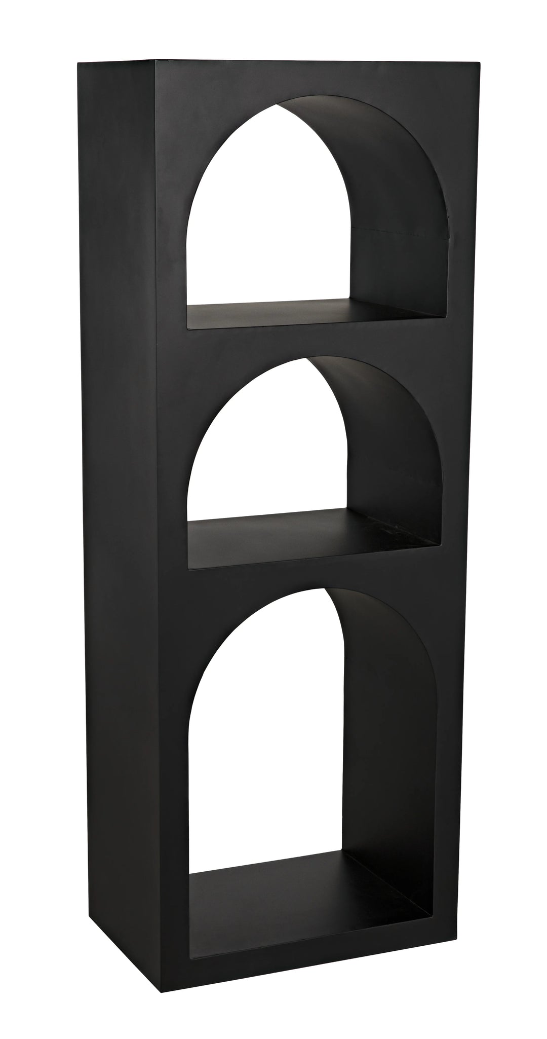 American Home Furniture | Noir - Aqueduct Bookcase, A, Black Metal