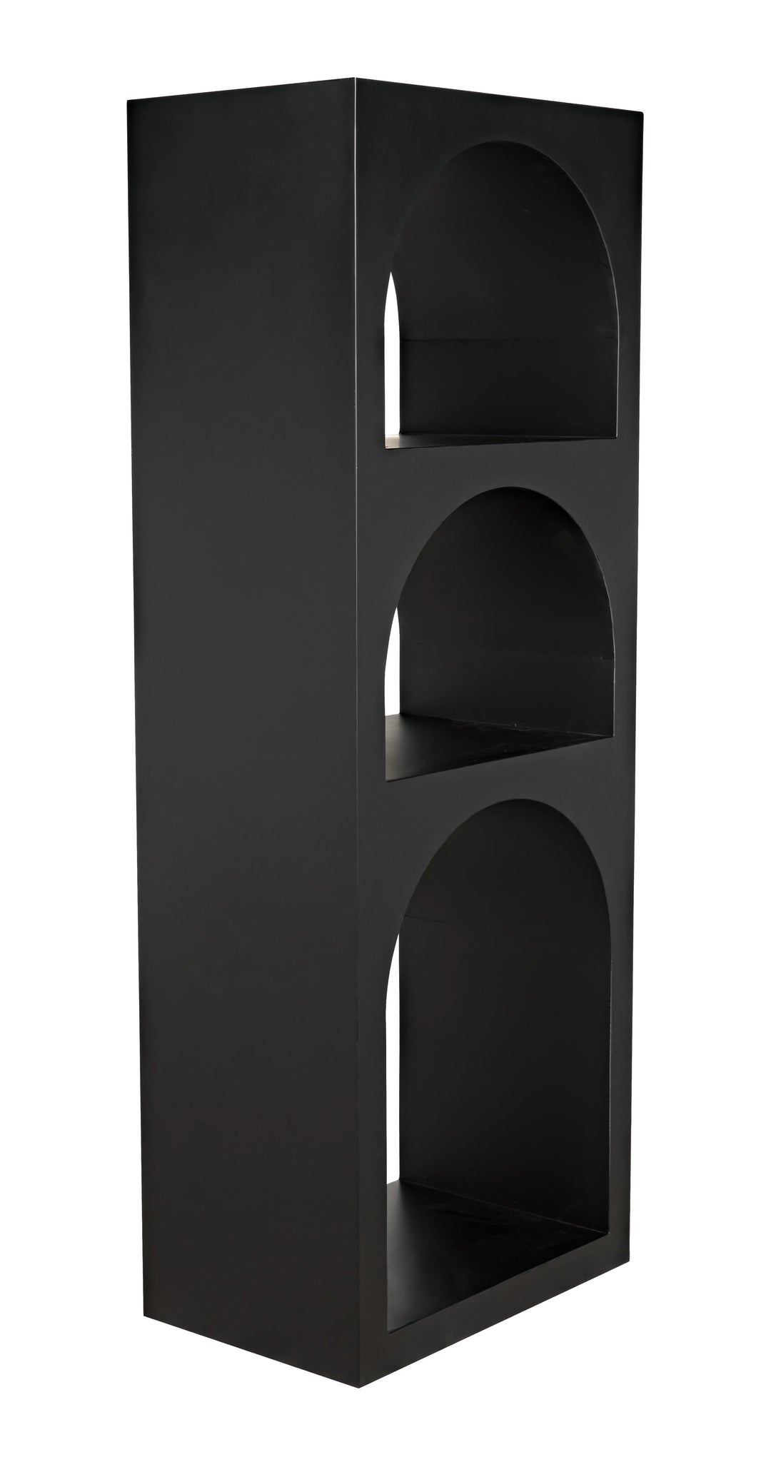 American Home Furniture | Noir - Aqueduct Bookcase, A, Black Metal