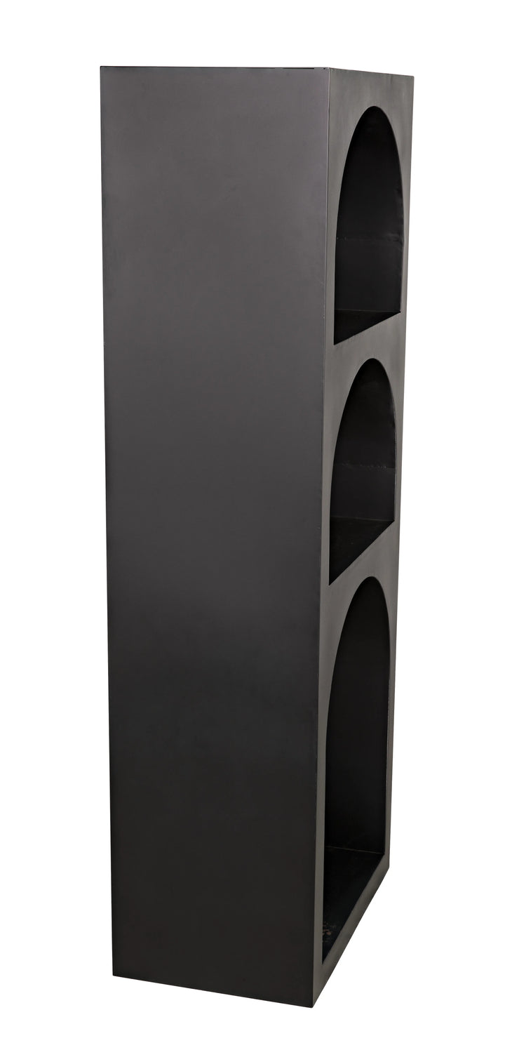 American Home Furniture | Noir - Aqueduct Bookcase, A, Black Metal