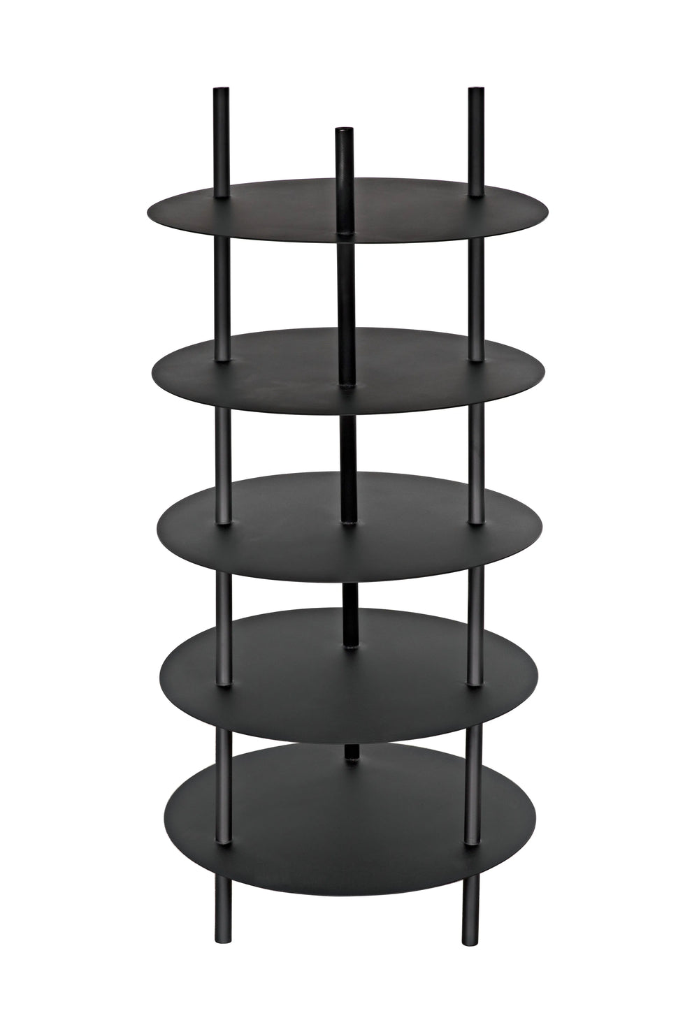 American Home Furniture | Noir - Gautama Shelf, Black Metal