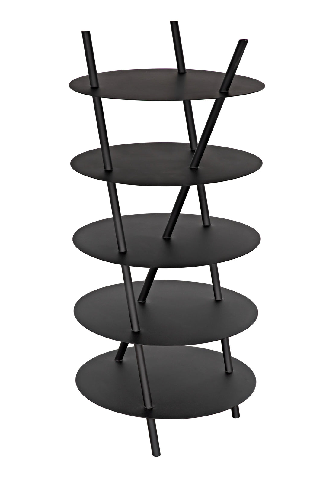 American Home Furniture | Noir - Gautama Shelf, Black Metal