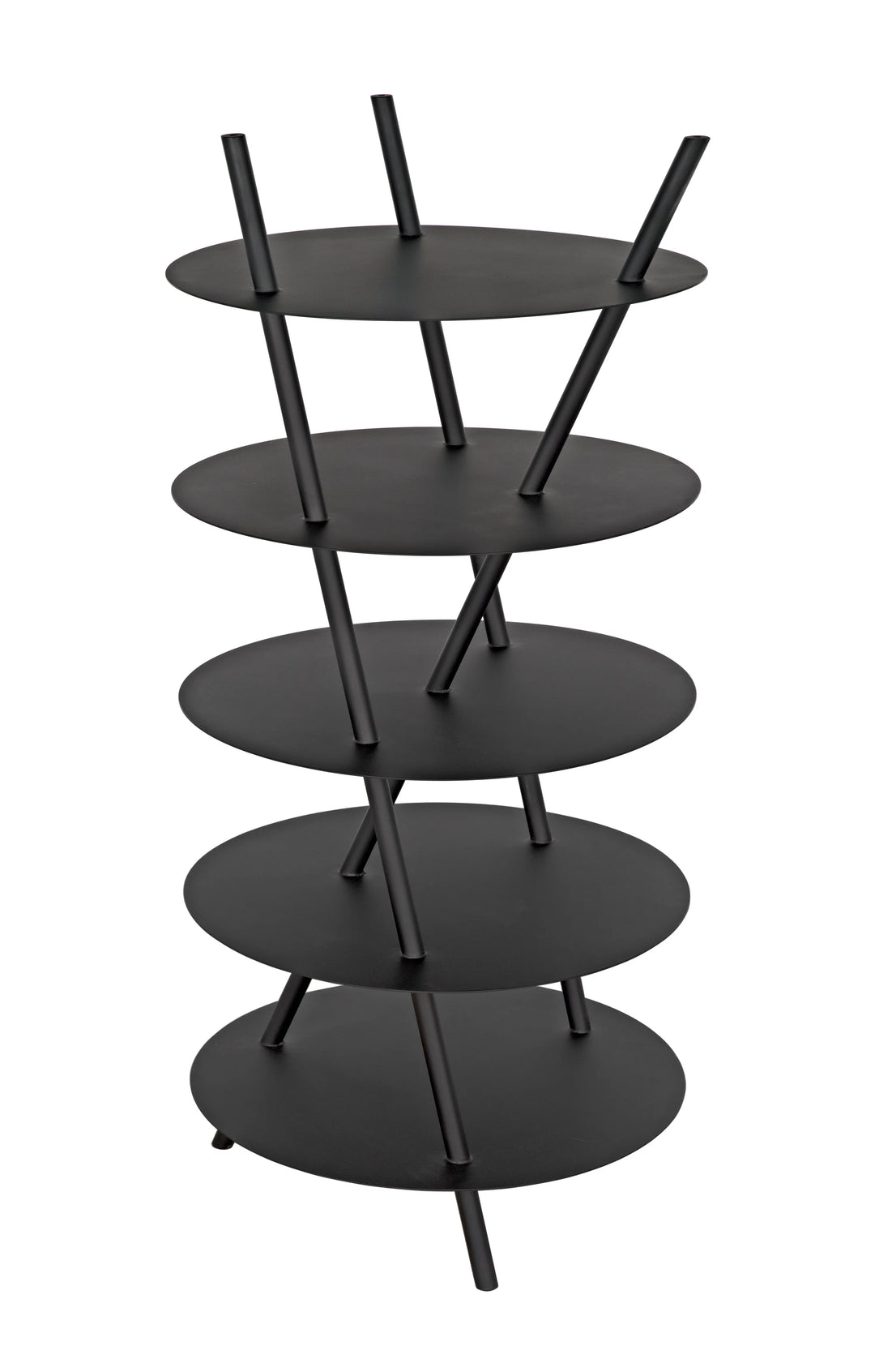 American Home Furniture | Noir - Gautama Shelf, Black Metal