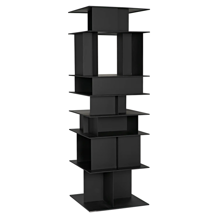 American Home Furniture | Noir - Pisa Shelf, Black Steel