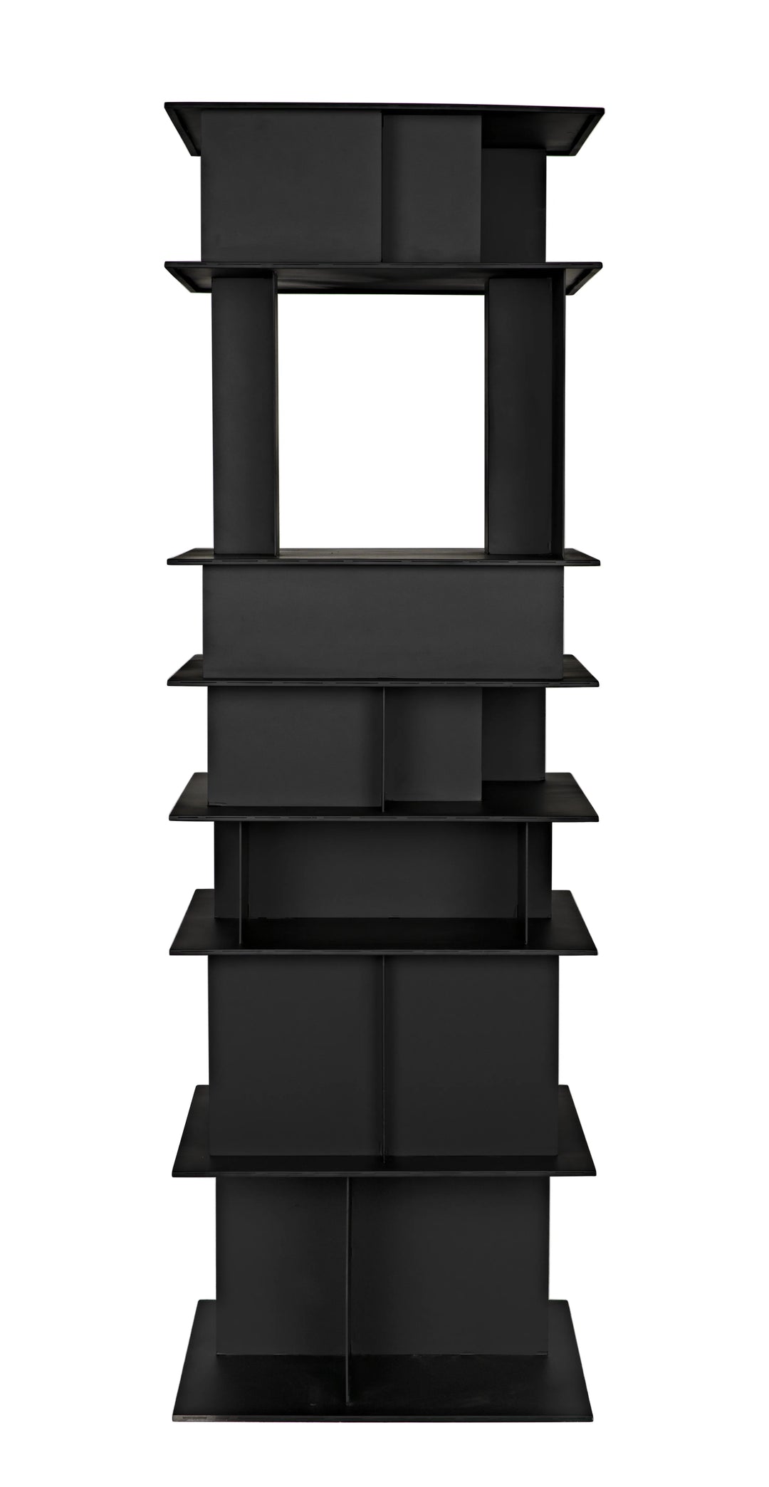 American Home Furniture | Noir - Pisa Shelf, Black Steel