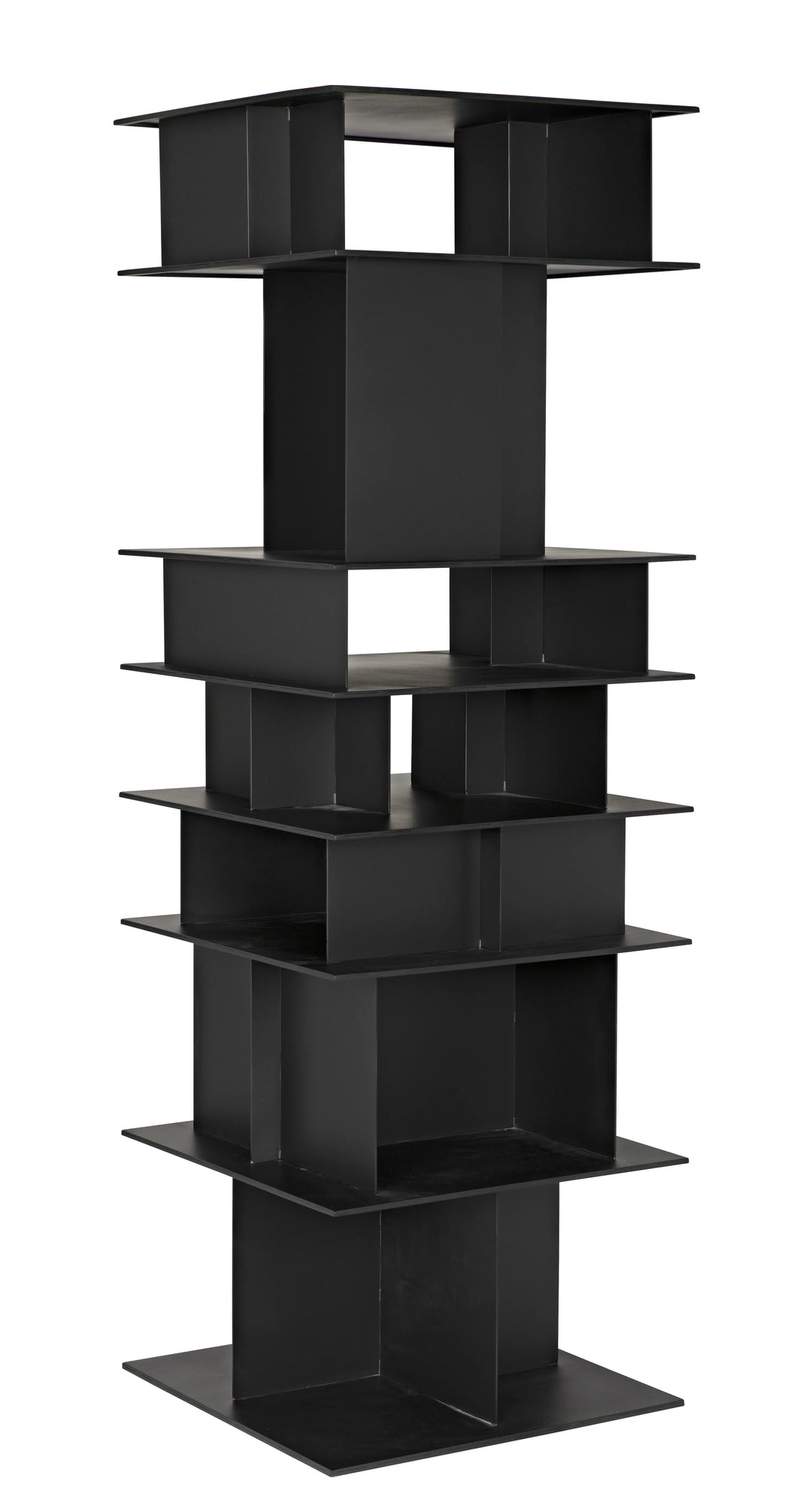 American Home Furniture | Noir - Pisa Shelf, Black Steel