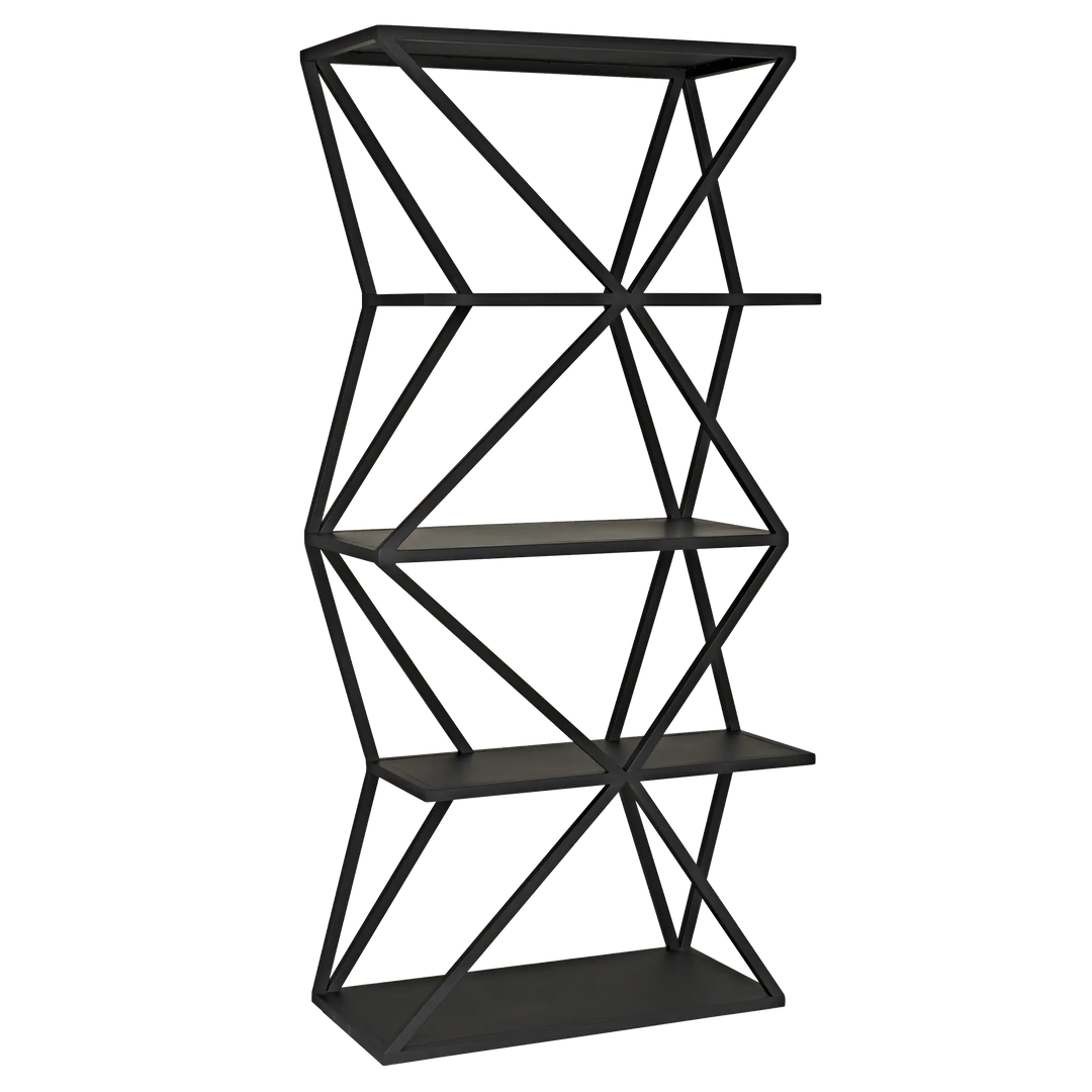 American Home Furniture | Noir - Sutro Shelf, Black Steel