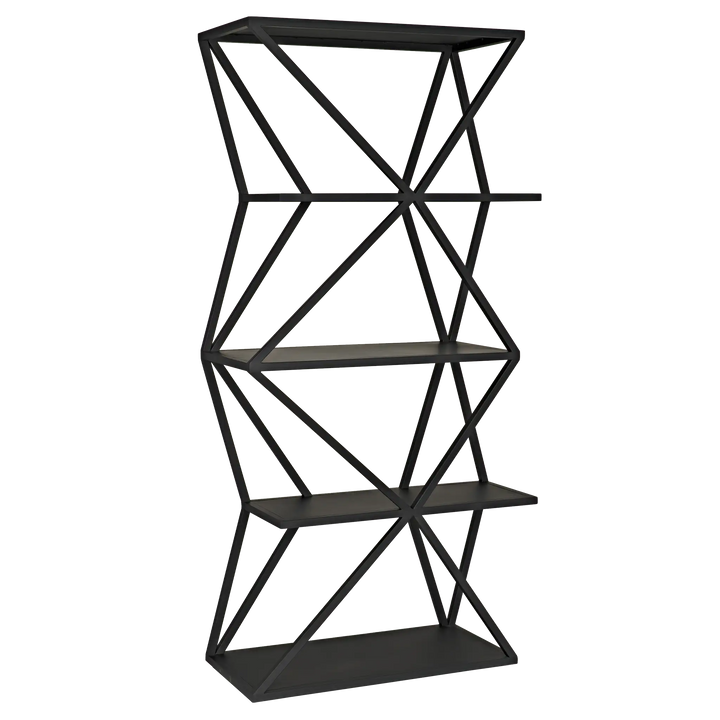 American Home Furniture | Noir - Sutro Shelf, Black Steel