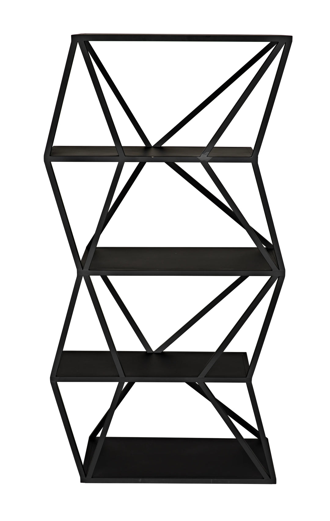 American Home Furniture | Noir - Sutro Shelf, Black Steel