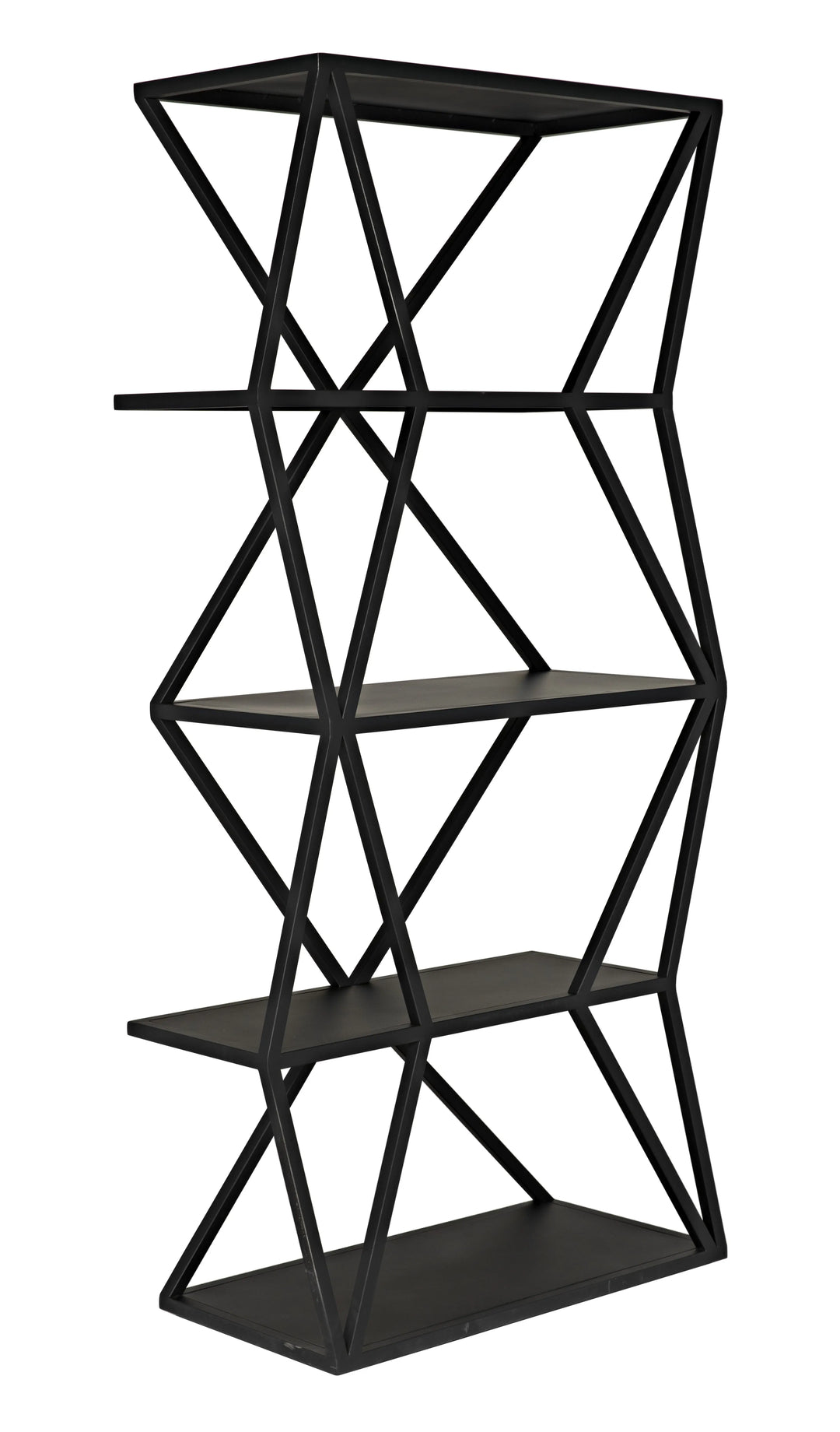 American Home Furniture | Noir - Sutro Shelf, Black Steel