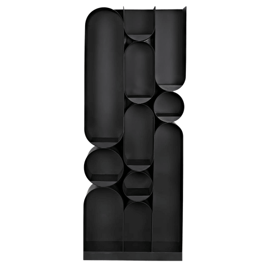 Noir Atomic Bookcase, Metal BOOKCASES + SHELVES