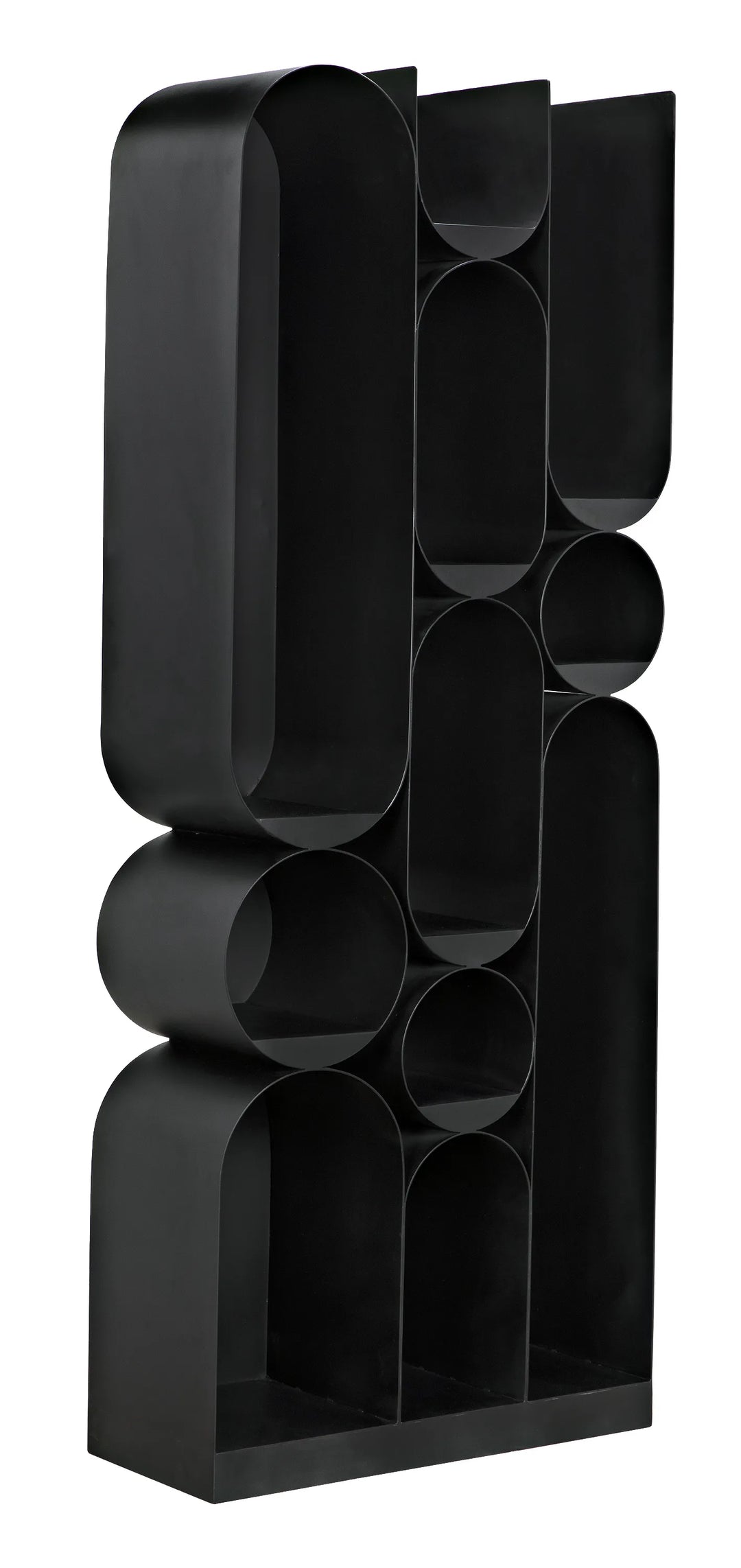 American Home Furniture | Noir - Atomic Bookcase, Metal