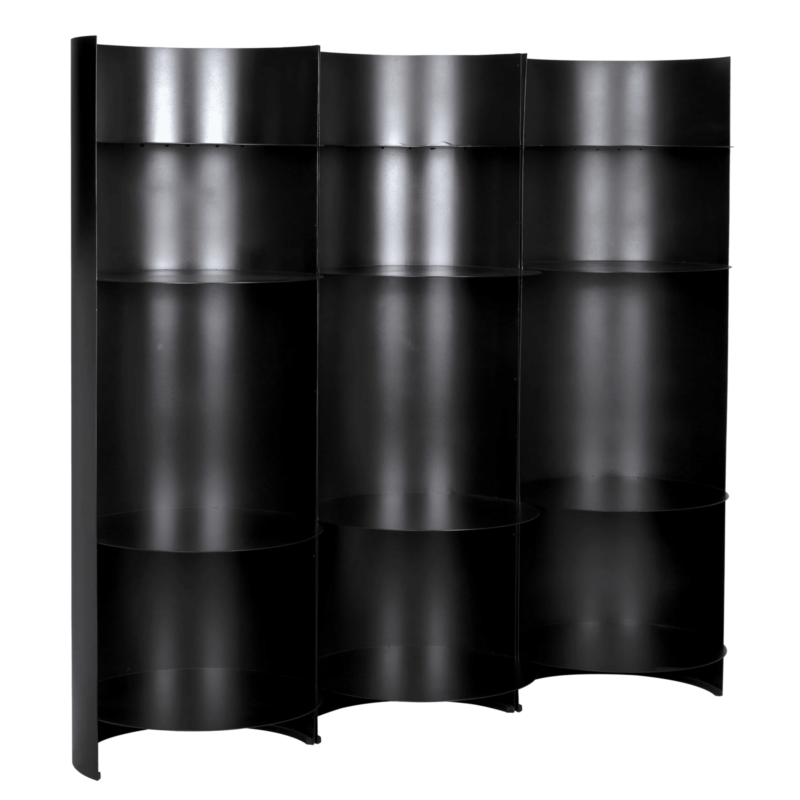 Noir Fassbender Bookcase Set of 3 BOOKCASES + SHELVES