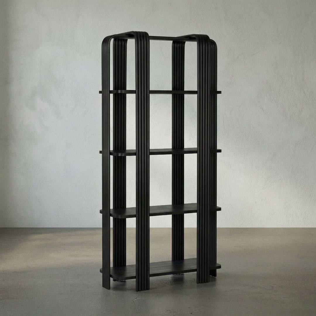 Noir - Giza Bookcase - GBCS266MTB