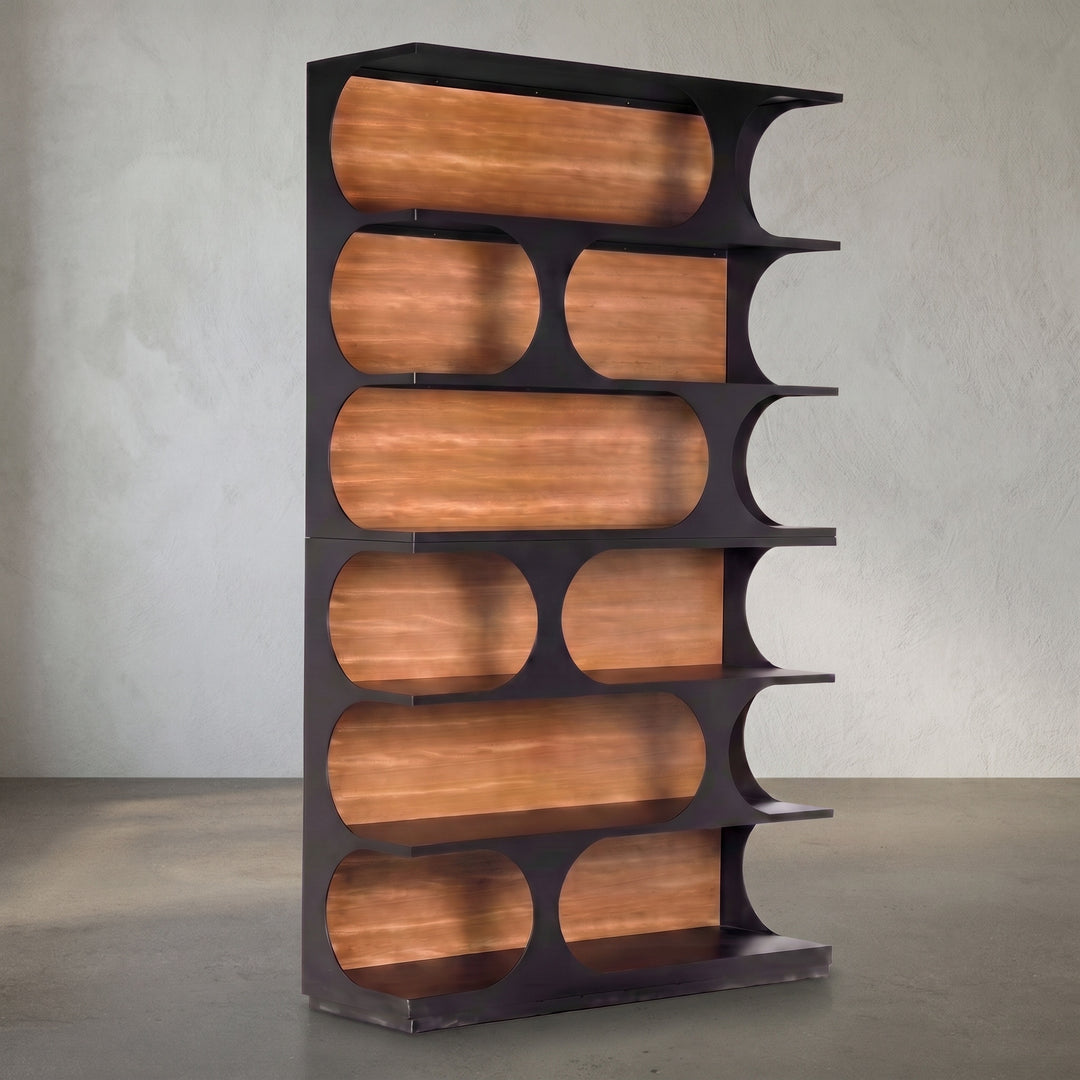 Noir - Carlo Bookcase - GBCS271