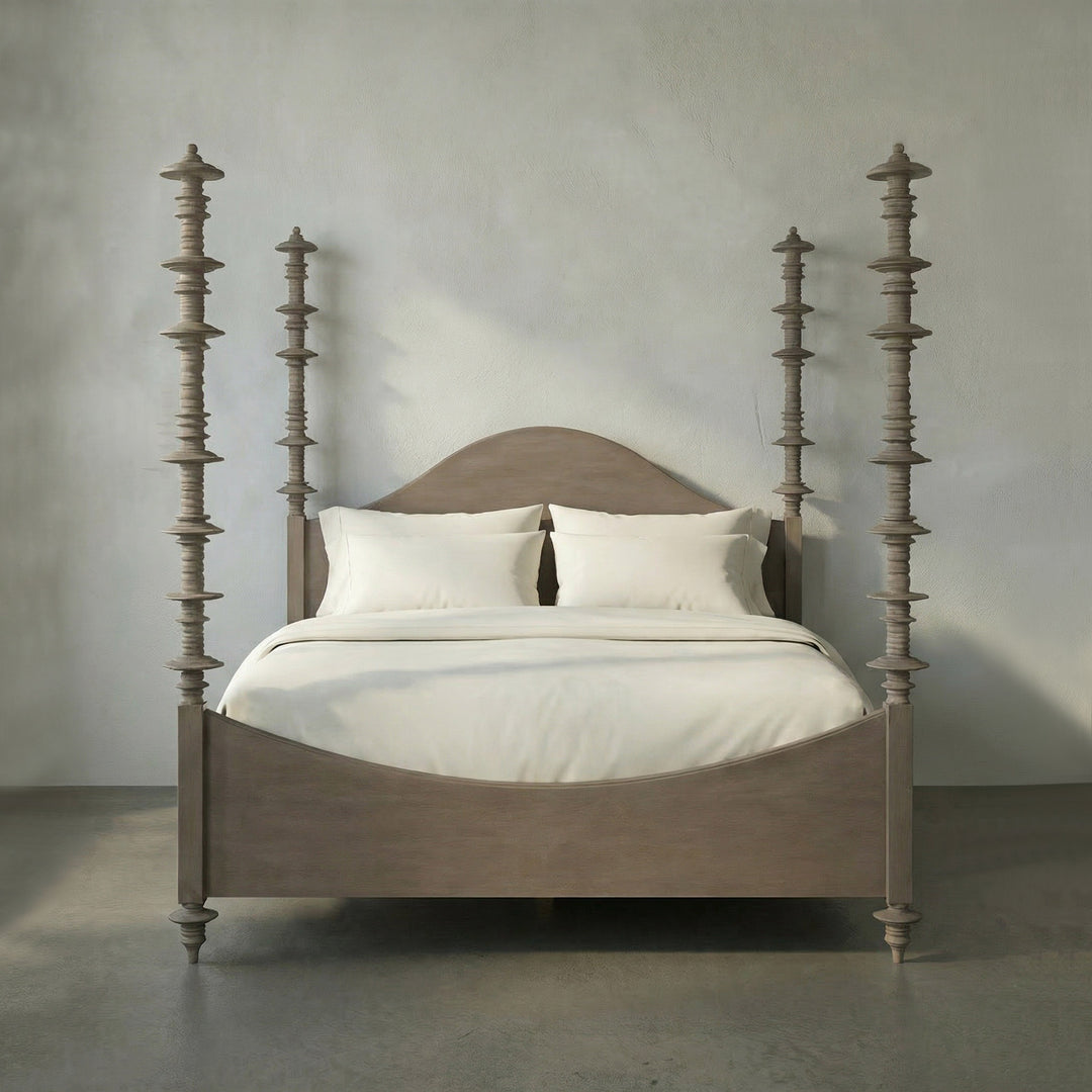 Noir - Ferrett Bed, Cal-King, Weathered - GBED109CKWEA