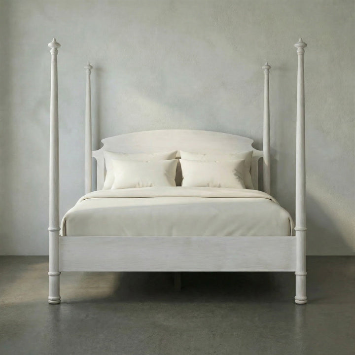 Noir New Douglas Bed, Eastern King - White Wash