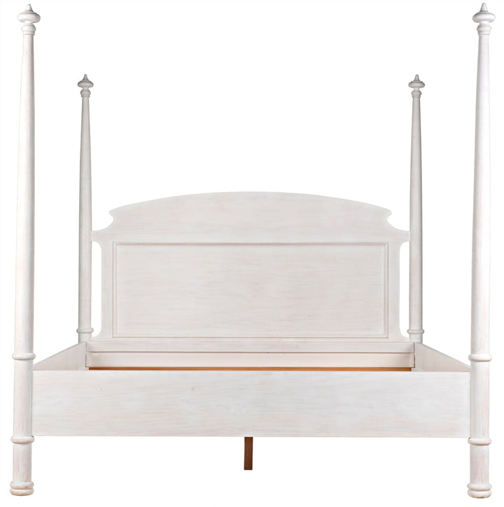 Noir New Douglas Bed, Eastern King - White Wash