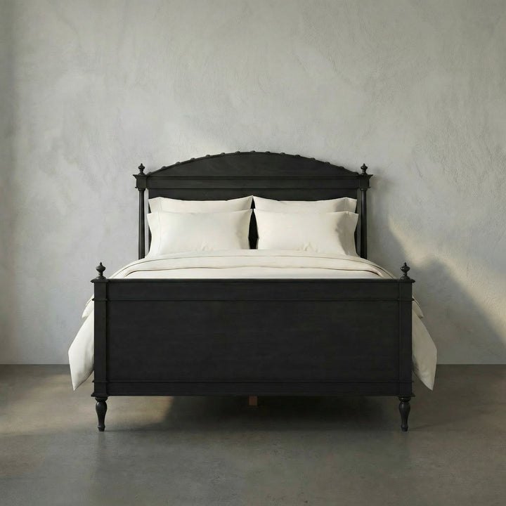 Noir - Owen Bed, Queen, Pale - GBED123QP