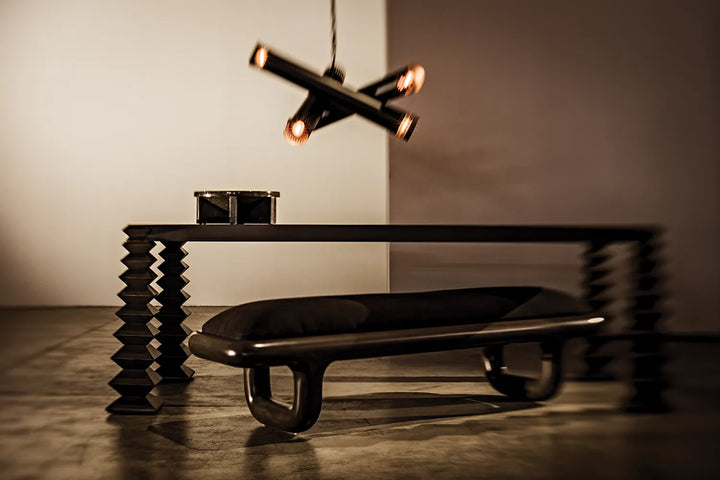 American Home Furniture | Noir - Sigmund Bench