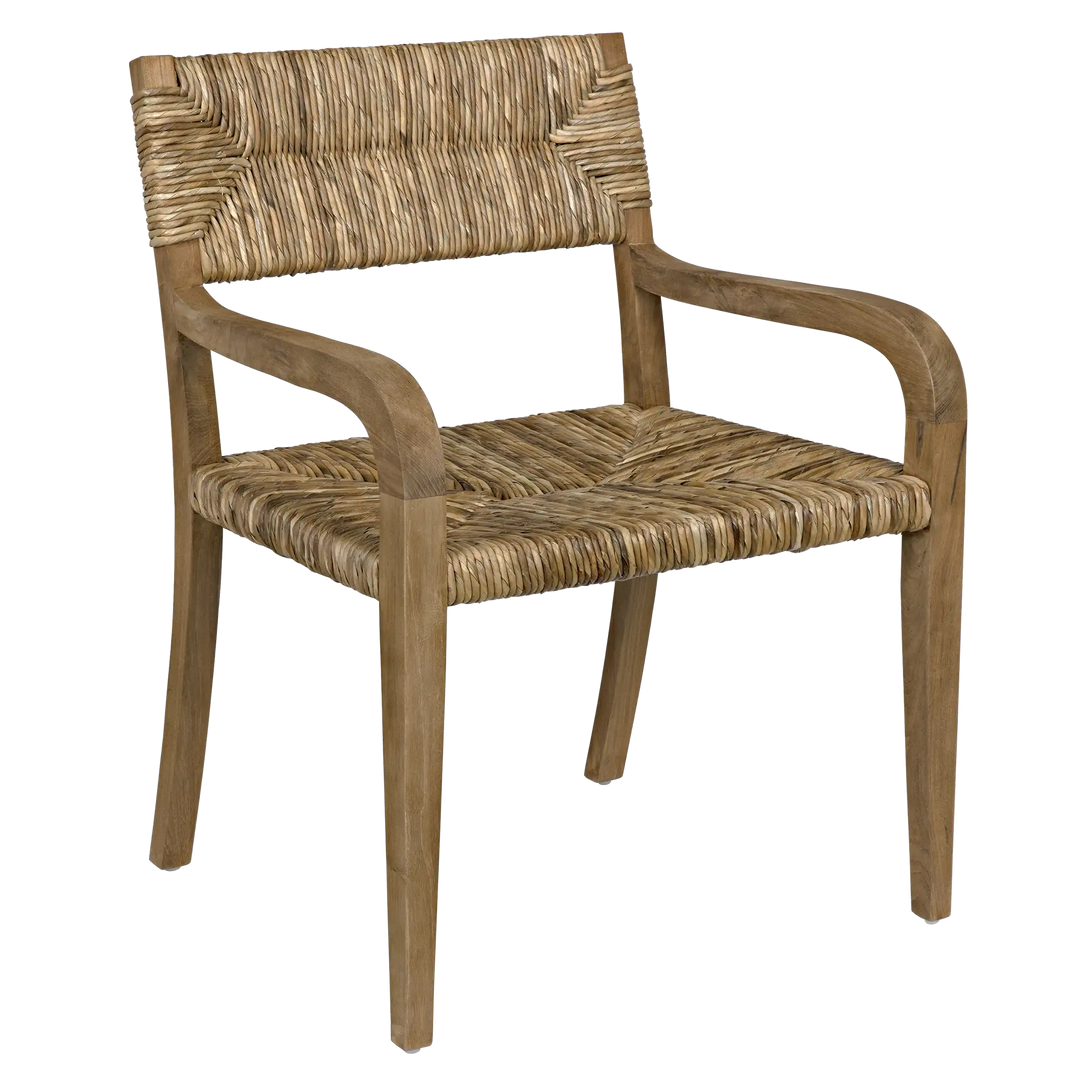 American Home Furniture | Noir - Bowie Arm Chair, Teak