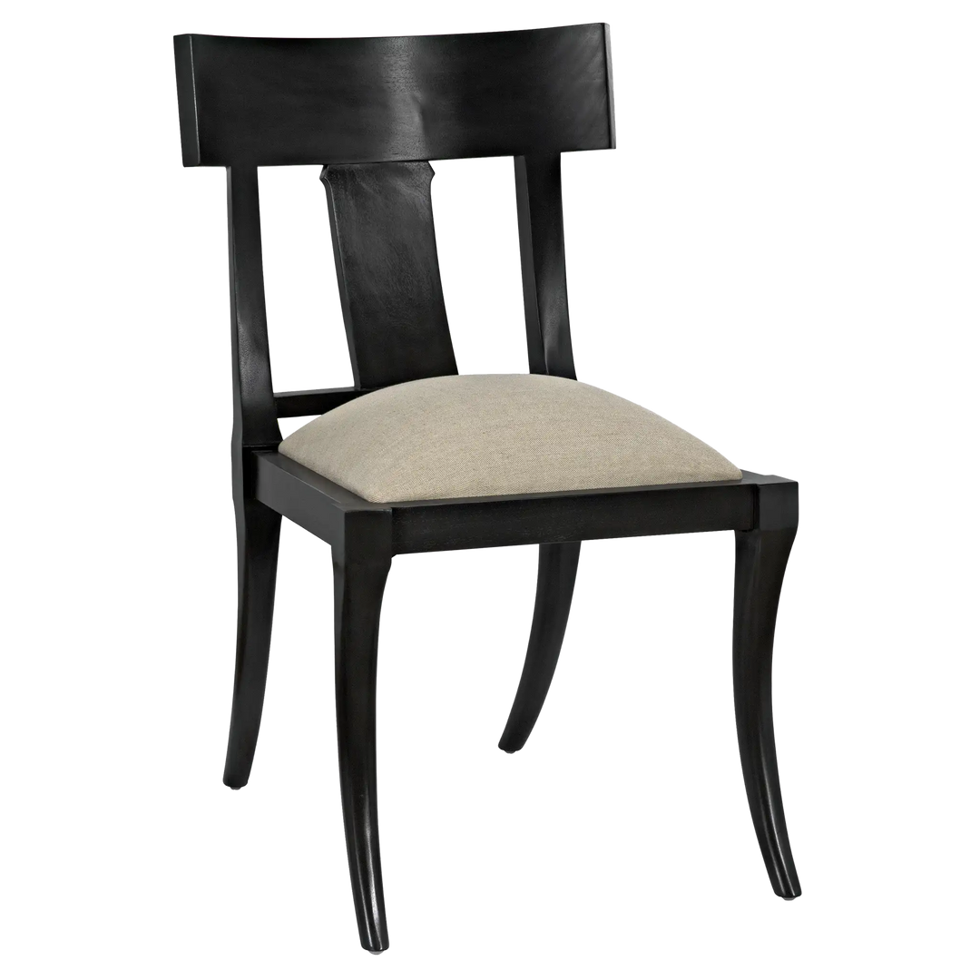 American Home Furniture | Noir - Athena Side Chair, Pale