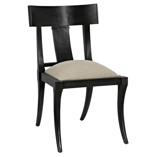 Noir Athena Side Chair, Pale - Set of 2 DINING CHAIRS
