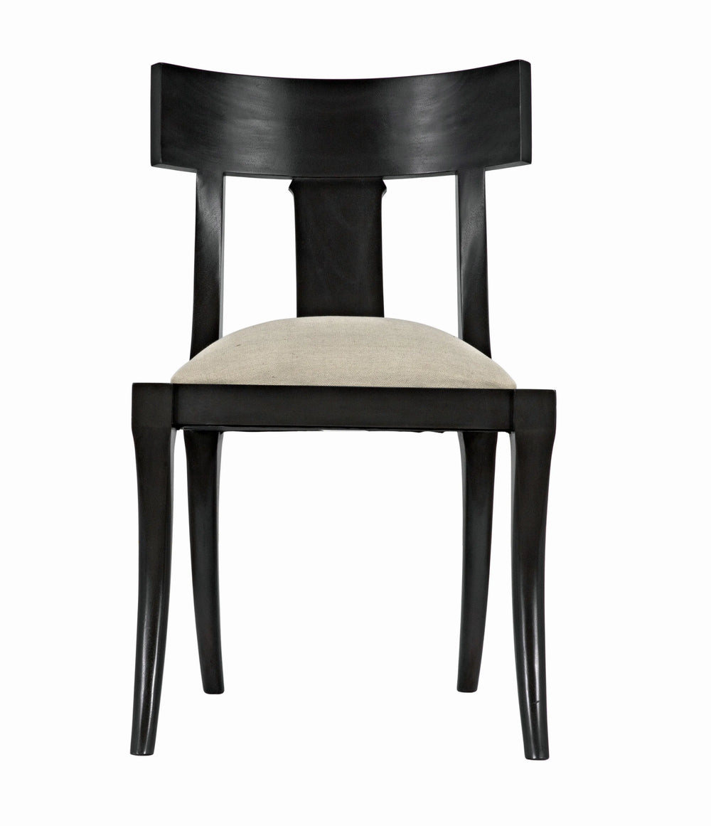 American Home Furniture | Noir - Athena Side Chair, Pale