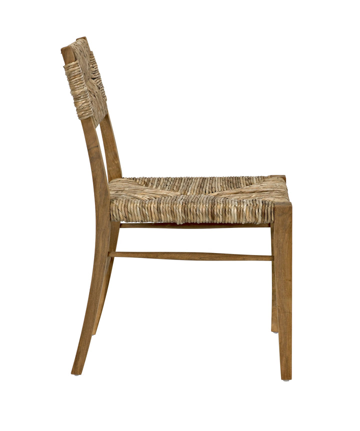 American Home Furniture | Noir - Faley Chair, Teak with Woven