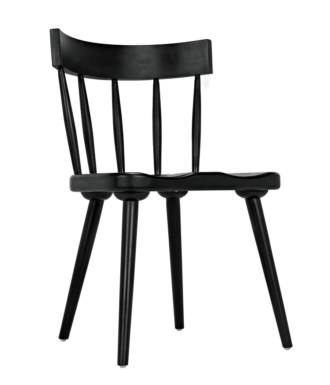 American Home Furniture | Noir - Esme Chair, Hand Rubbed Black