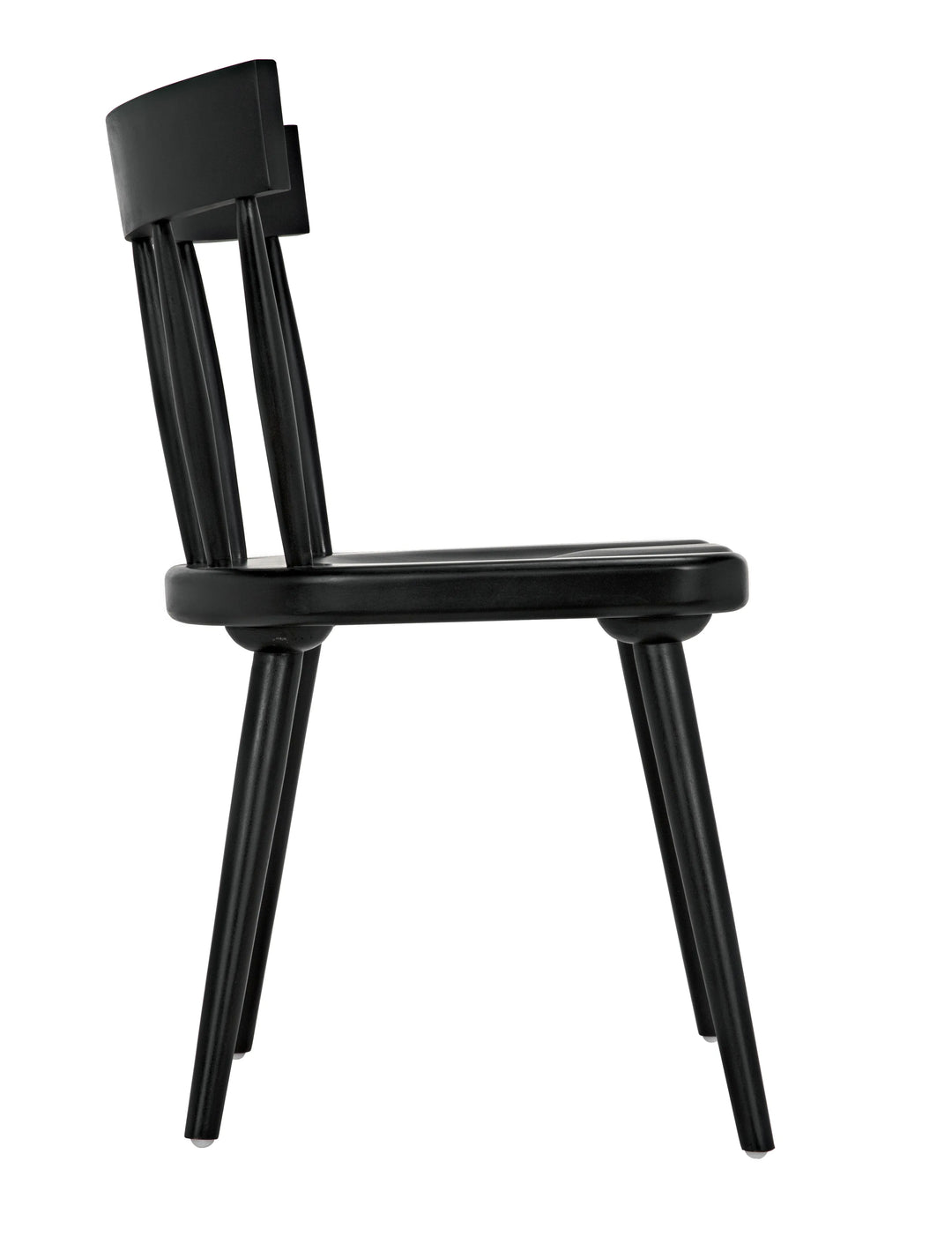 American Home Furniture | Noir - Esme Chair, Hand Rubbed Black