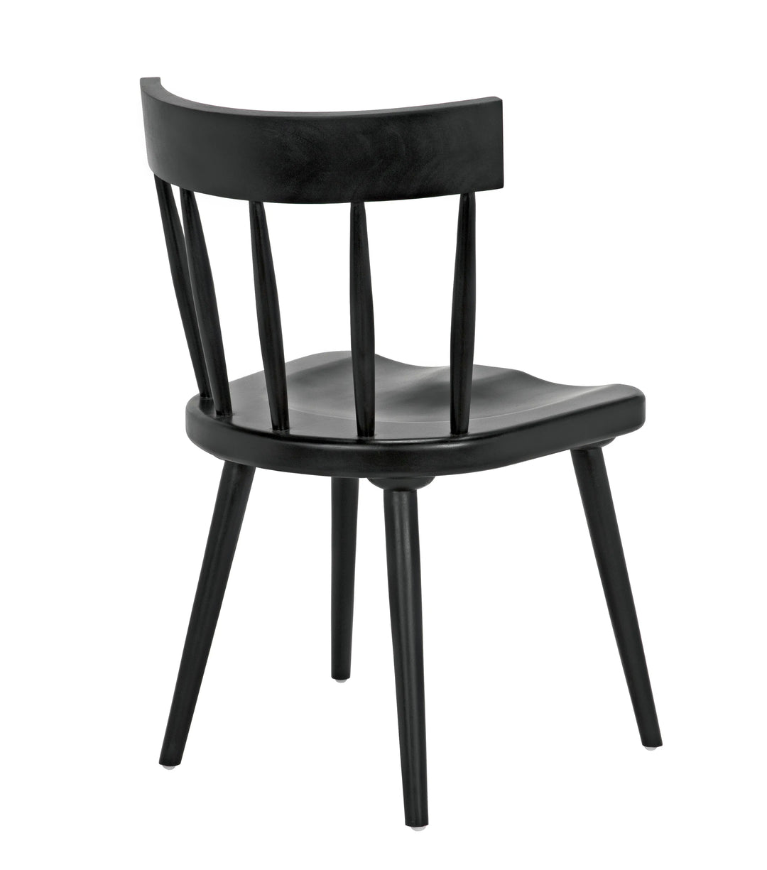 American Home Furniture | Noir - Esme Chair, Hand Rubbed Black