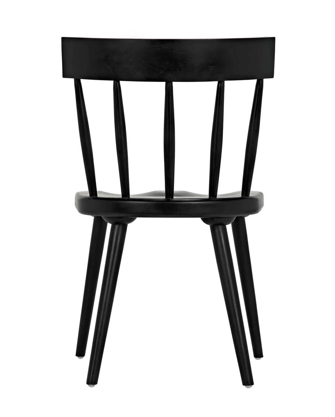 American Home Furniture | Noir - Esme Chair, Hand Rubbed Black