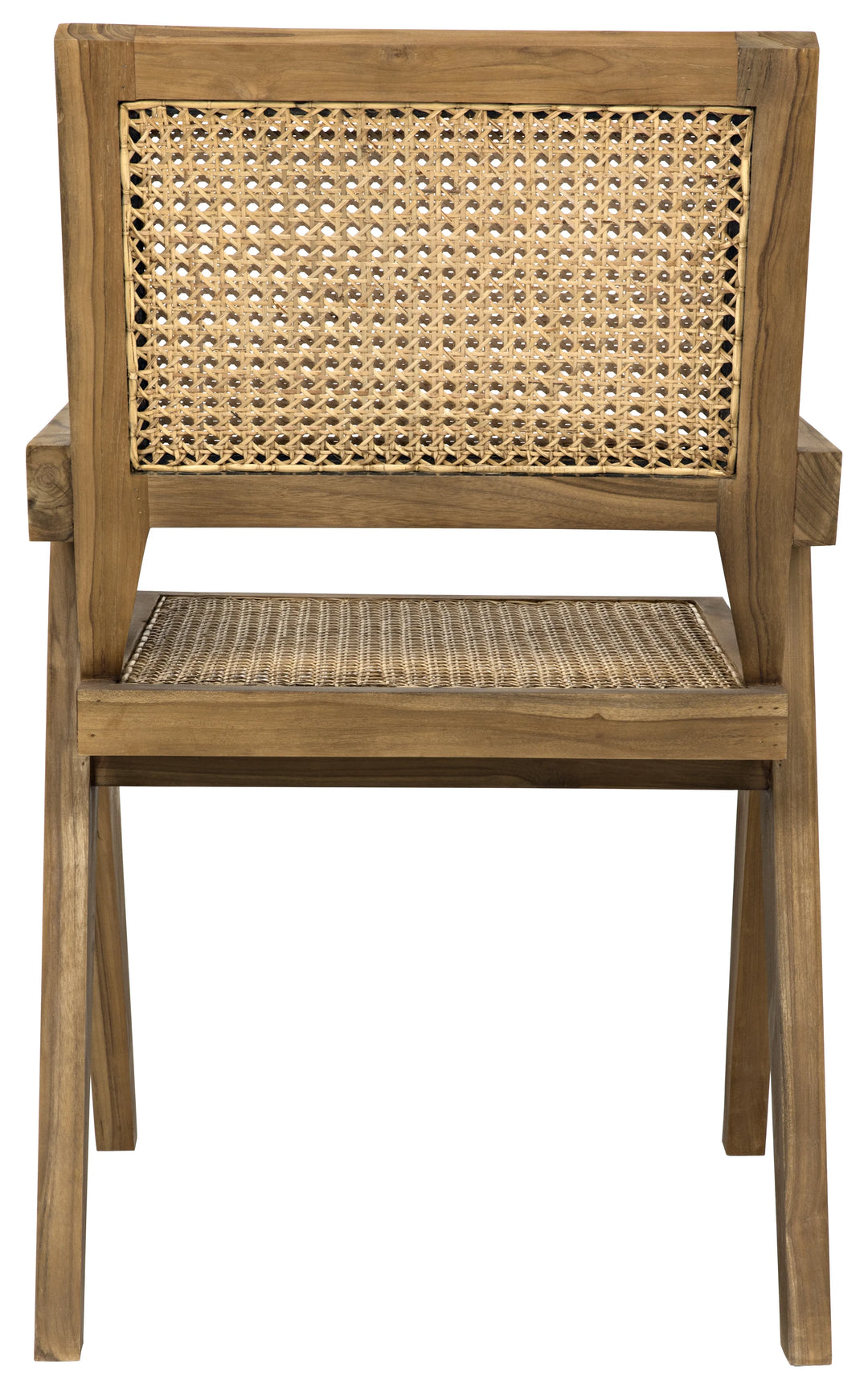 American Home Furniture | Noir - Jude Chair with Caning, Teak