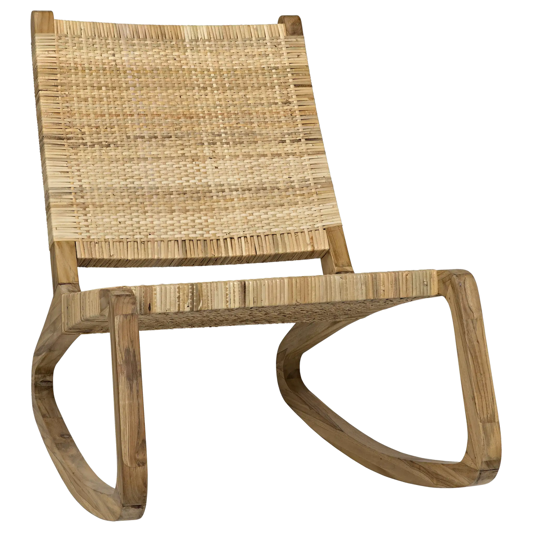 American Home Furniture | Noir - Las Palmas Chair, Teak with Woven