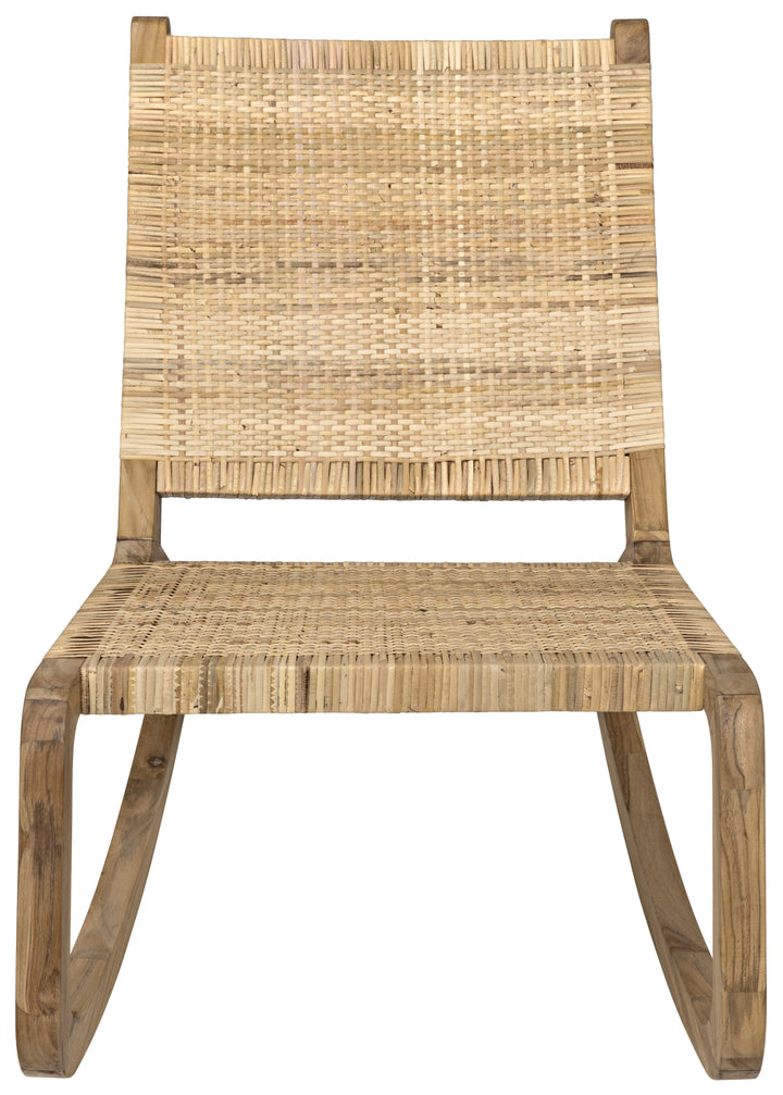 American Home Furniture | Noir - Las Palmas Chair, Teak with Woven