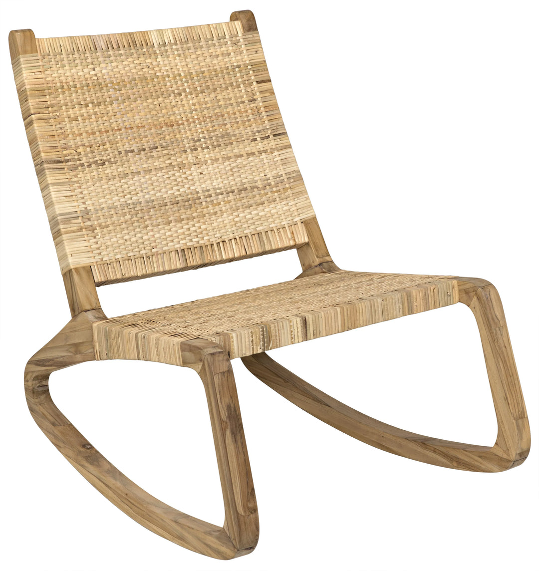 American Home Furniture | Noir - Las Palmas Chair, Teak with Woven