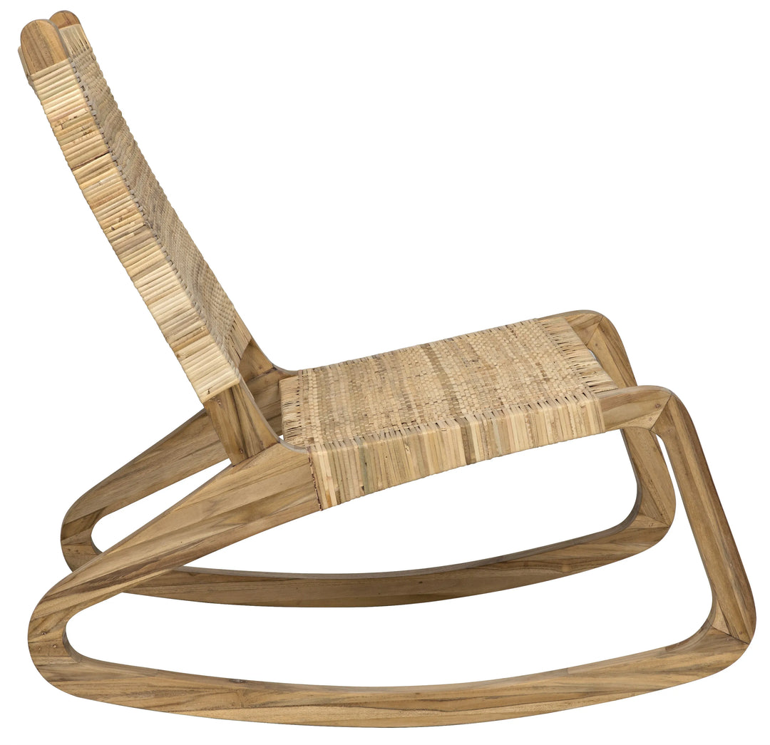 American Home Furniture | Noir - Las Palmas Chair, Teak with Woven