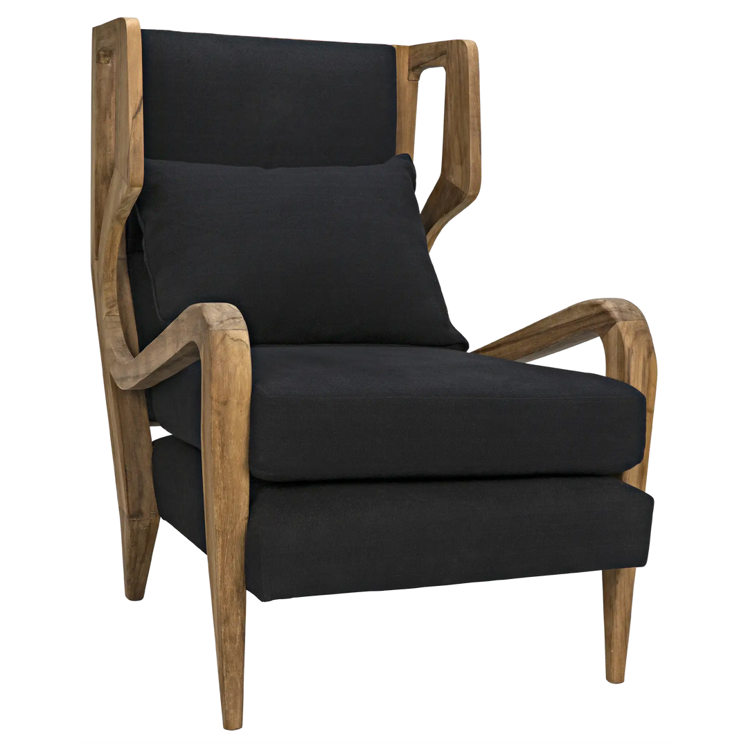 American Home Furniture | Noir - Carol Chair, Teak